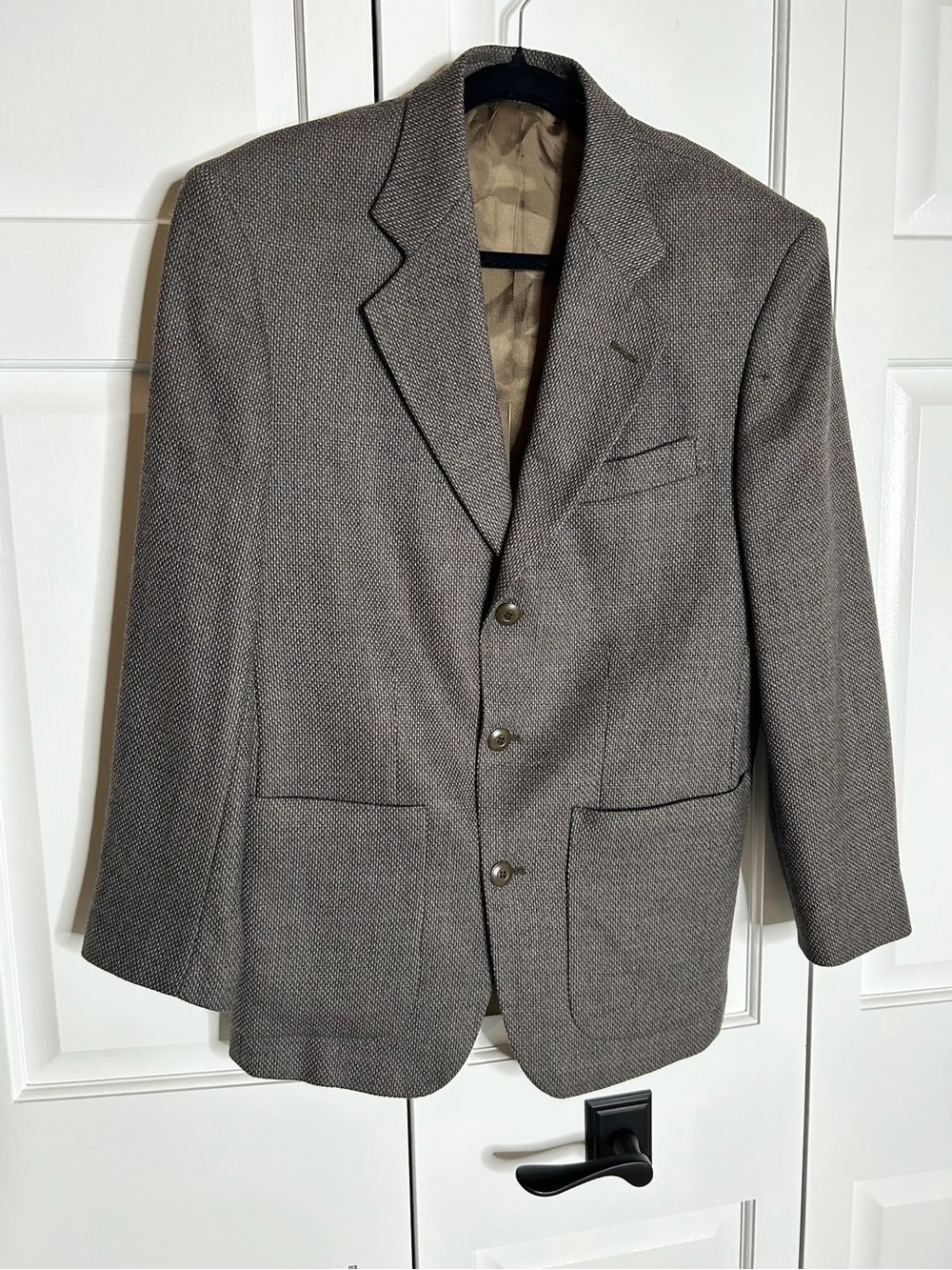 Bachrach Men's Gray Textured Sport Coat